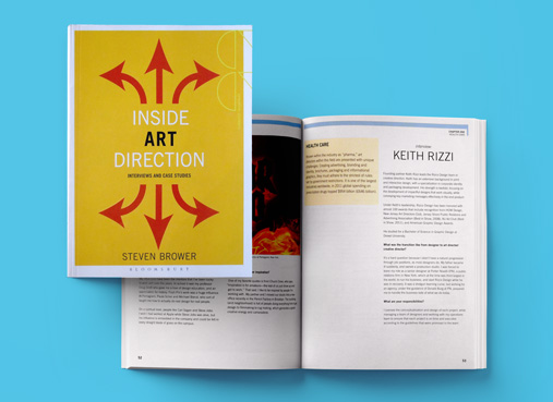 Keith Rizzi featured in "Inside Art Direction" by Steven Brower