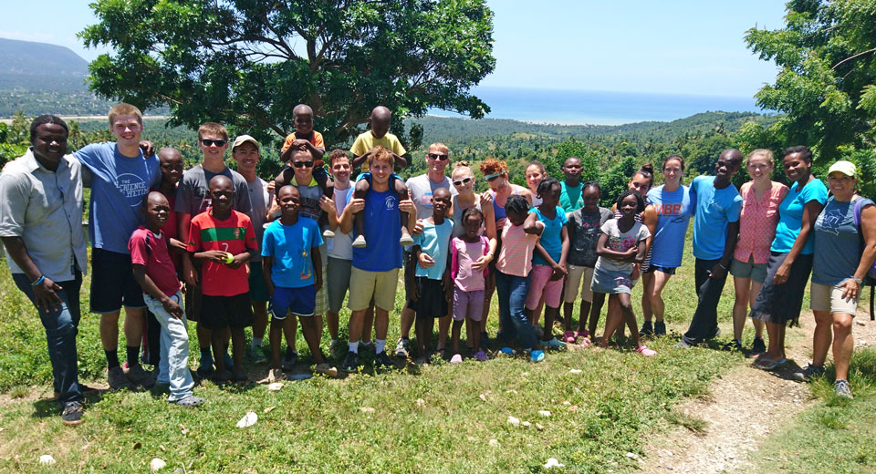 Rizco Intern Isaiah Drake on mission trip to The House of Abraham in Haiti